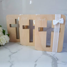 Load image into Gallery viewer, Christian lamp holy communion gifts personalised favors
