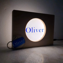 Load image into Gallery viewer, name night light lamp personalised kids gifts
